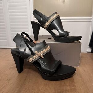 Rockport Black and Tan Women's Sandals